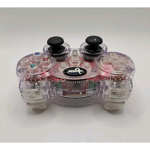 PlayStation 3 PS3 Dream Gear Lava Glow Red Wireless Controller (No Receiver) - Picture 3 of 6